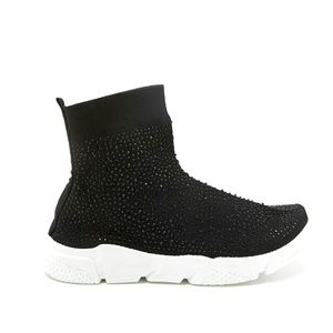 Rhinestone High Sneaker
